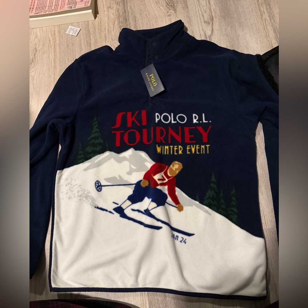 Polo Ralph Lauren Skier Brushed Fleece Pullover